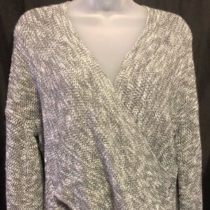 Cross over knitted sweater by Express